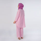 Women's Printed Dot Western Co-Ord Set - Pink, Women Co-Ord Set, Chase Value, Chase Value