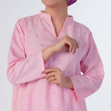 Women's Printed Dot Western Co-Ord Set - Pink, Women Co-Ord Set, Chase Value, Chase Value