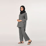 Women's Printed Dot Western Co-Ord Set - Black, Women Co-Ord Set, Chase Value, Chase Value