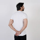 Men's Half Sleeves T-Shirt - White, Men's T-Shirts & Polos, Chase Value, Chase Value