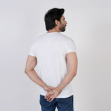 Men's Half Sleeves T-Shirt - White, Men's T-Shirts & Polos, Chase Value, Chase Value