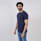 Eminent Men's Half Sleeves T-Shirt - Navy Blue, Men's T-Shirts & Polos, Eminent, Chase Value