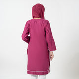 Women's Dyed Kurti - Maroon, Women Ready Kurtis, Chase Value, Chase Value
