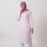 Women's Dyed Kurti - Light Purple, Women Ready Kurtis, Chase Value, Chase Value