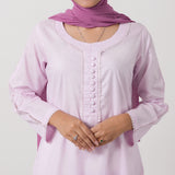 Women's Dyed Kurti - Light Purple, Women Ready Kurtis, Chase Value, Chase Value