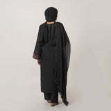Women's Cotton Embroidered 2Pcs Suit - Black, Women Shalwar Suits, Chase Value, Chase Value