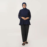 Women's Western Casual Shirt - Navy Blue, Women T-Shirts & Tops, Chase Value, Chase Value