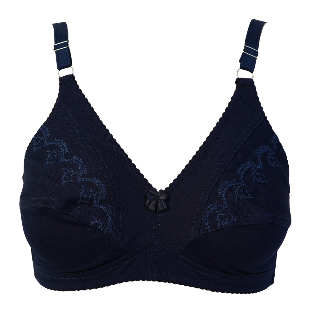 Women's Embrioded Bra - Blue, Women Bras, Chase Value, Chase Value