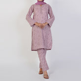 Women's Printed Stitched 2 PCS Suit - Pink, Women Shalwar Suits, Chase Value, Chase Value