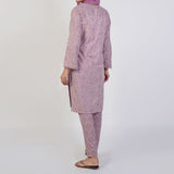 Women's Printed Stitched 2 PCS Suit - Pink, Women Shalwar Suits, Chase Value, Chase Value