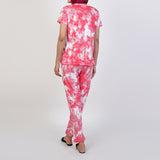 Women's Printed Half Sleeves Suit - Red, Women Co-Ord Set, Chase Value, Chase Value