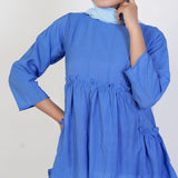 Women's Western Casual Shirt - Blue, Women T-Shirts & Tops, Chase Value, Chase Value