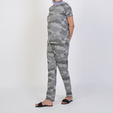 Women's Printed Half Sleeves Suit - Grey, Women Co-Ord Set, Chase Value, Chase Value