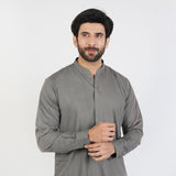 Eminent Men's Trim Fit Kurta Pajama - Charcoal Grey, Men's Shalwar Kameez, Eminent, Chase Value