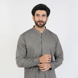 Eminent Men's Trim Fit Kurta Pajama - Charcoal Grey, Men's Shalwar Kameez, Eminent, Chase Value