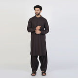 Eminent Men's Trim Fit Plain Shalwar Suits - Black Frost, Men's Shalwar Kameez, Eminent, Chase Value