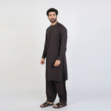 Eminent Men's Trim Fit Plain Shalwar Suits - Black Frost, Men's Shalwar Kameez, Eminent, Chase Value