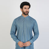 Eminent Men's Trim Fit Kurta Pajama - Denim Blue, Men's Shalwar Kameez, Eminent, Chase Value