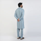 Eminent Men's Trim Fit Kurta Pajama - Blue, Men's Shalwar Kameez, Eminent, Chase Value