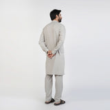 Eminent Men's Trim Kurta Pajama - Light Grey, Men's Shalwar Kameez, Eminent, Chase Value