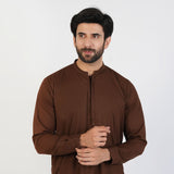 Eminent Men's Kurta Pajama Fancy Suit - Dark Brown, Men's Shalwar Kameez, Eminent, Chase Value