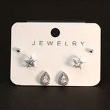 Women's Tops 3 Pcs - Silver, Women Earrings & Tops, Chase Value, Chase Value