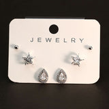 Women's Tops 3 Pcs - Silver, Women Earrings & Tops, Chase Value, Chase Value