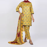 Shataj Febron Wash & Wear Unstitched Printed 3Pcs Suit - A7, Women, 3Pcs Shalwar Suit, Shataj, Chase Value