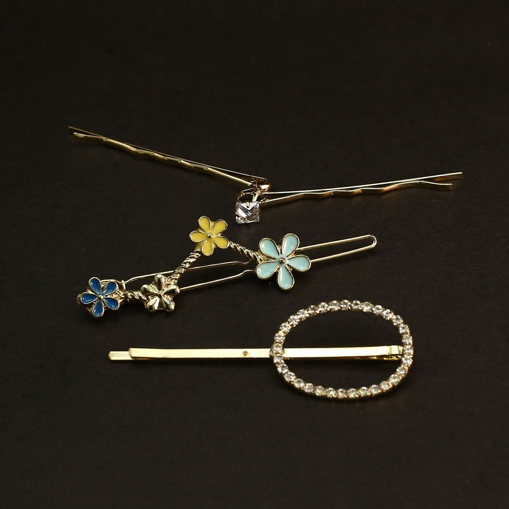 Hair Pin Card - Golden, Girls Hair Accessories, Chase Value, Chase Value