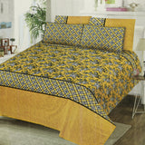 Valuables 5Pcs Bedsheet Set 90*98 - A8, Double Size Bed Sheet, Valuable, Chase Value