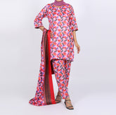 Shataj Febron Wash & Wear Unstitched Printed 3Pcs Suit - A8, Women, 3Pcs Shalwar Suit, Shataj, Chase Value