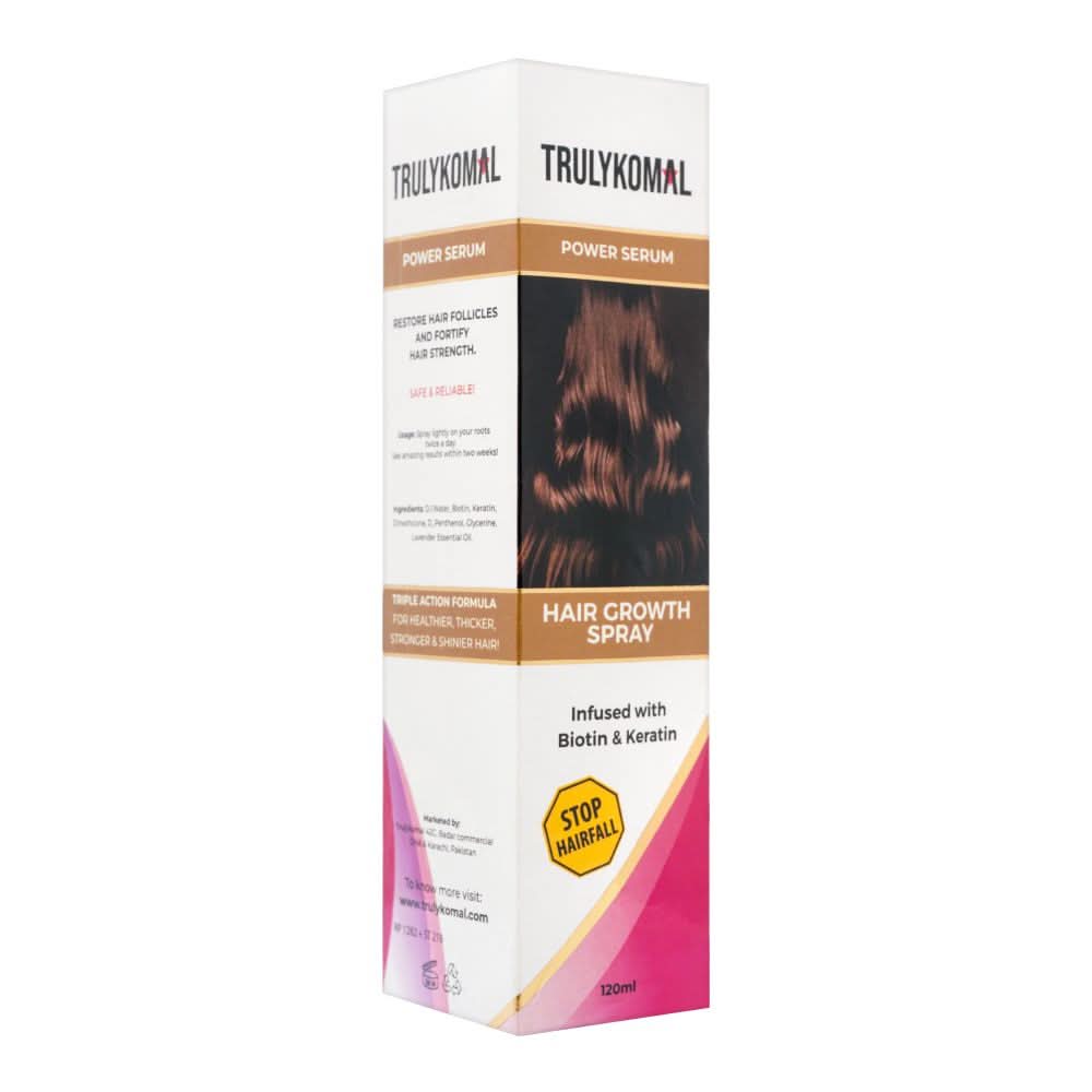 Truly Komal Hair Growth Spray Powder Serum 120ml, Hair Treatments, Truly Komal, Chase Value