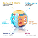 Colorful Baby Teether Ball Toy for Infants, Educational Toys, Chase Value, Chase Value