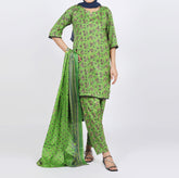 Shataj Febron Wash & Wear Unstitched Printed 3Pcs Suit - A9, Women, 3Pcs Shalwar Suit, Shataj, Chase Value