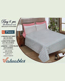 Valuables King Size 6 Pcs Combo Set, King Size Bed Sheet, Chase Value, Chase Value