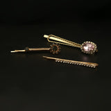 Hair Pin Card - Golden, Girls Hair Accessories, Chase Value, Chase Value