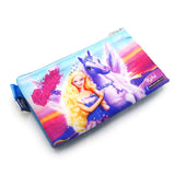Pencil Pouch Three Zipper - Sky Blue, Stationary Pouch & Box, Chase Value, Chase Value