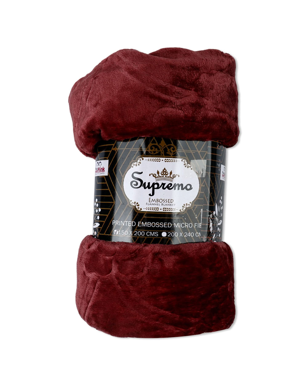 Supremo Embossed Flannel Blanket – Single Bed 150x220, Blanket, Chase Value, Chase Value