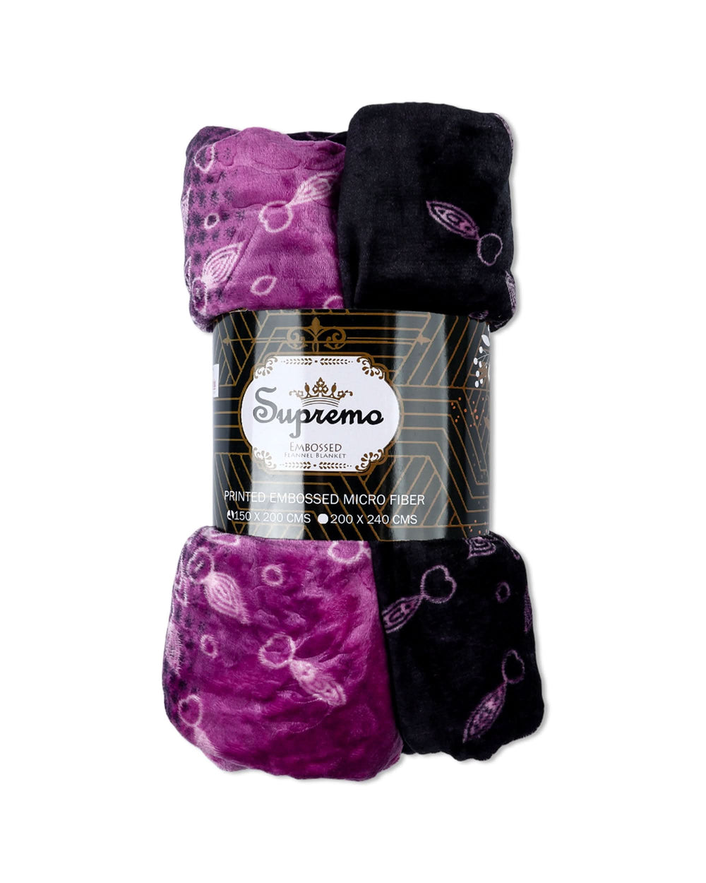 Supremo Embossed Flannel Blanket – Single Bed 150x220, Blanket, Chase Value, Chase Value