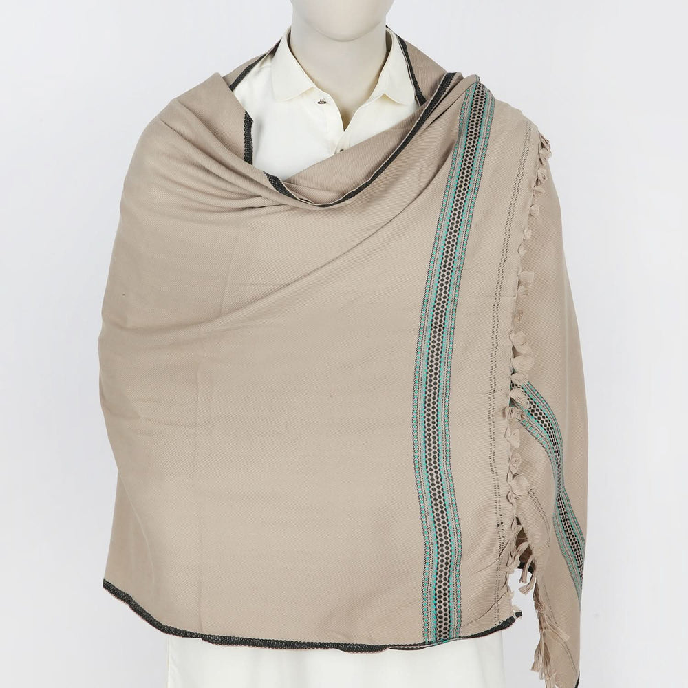 Men's Shawl - Beige, Men's Shawls & Mufflers, Chase Value, Chase Value
