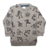 Boys Full Sleeves SweatShirt - Beige, Boys Hoodies & Sweat Shirts, Chase Value, Chase Value