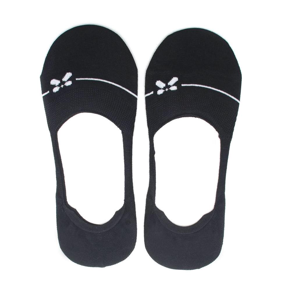 Women's 2Pc Loafer Socks - Black, Women Socks Stocking & Gloves, Chase Value, Chase Value