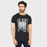 Men's Half Sleeves T-Shirt - Black, Men's T-Shirts & Polos, Chase Value, Chase Value