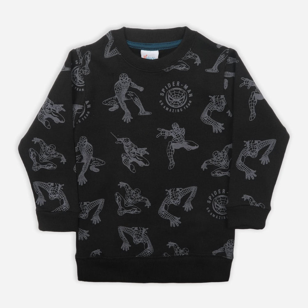 Boys Full Sleeves SweatShirt - Black, Boys Hoodies & Sweat Shirts, Chase Value, Chase Value