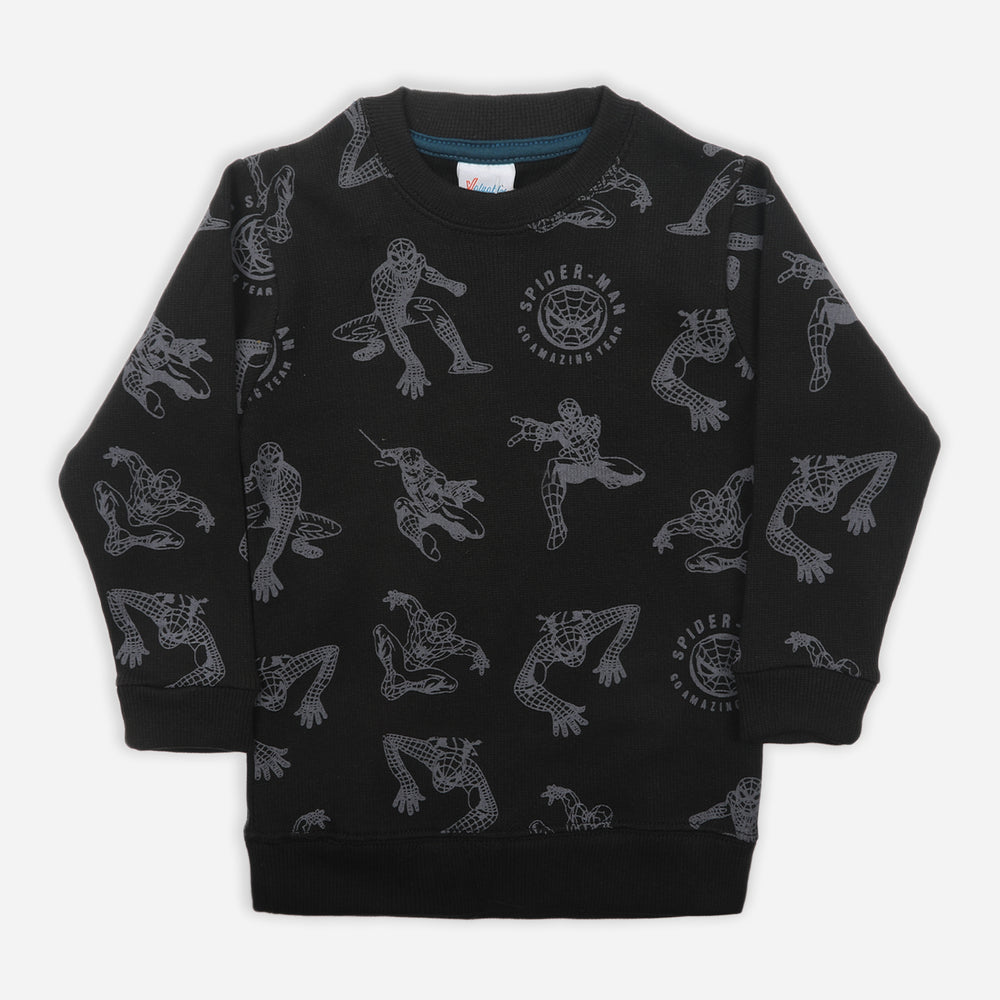 Boys Full Sleeves SweatShirt - Black, Boys Hoodies & Sweat Shirts, Chase Value, Chase Value