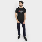 Men's Half Sleeves T-Shirt - Black, Men's T-Shirts & Polos, Chase Value, Chase Value