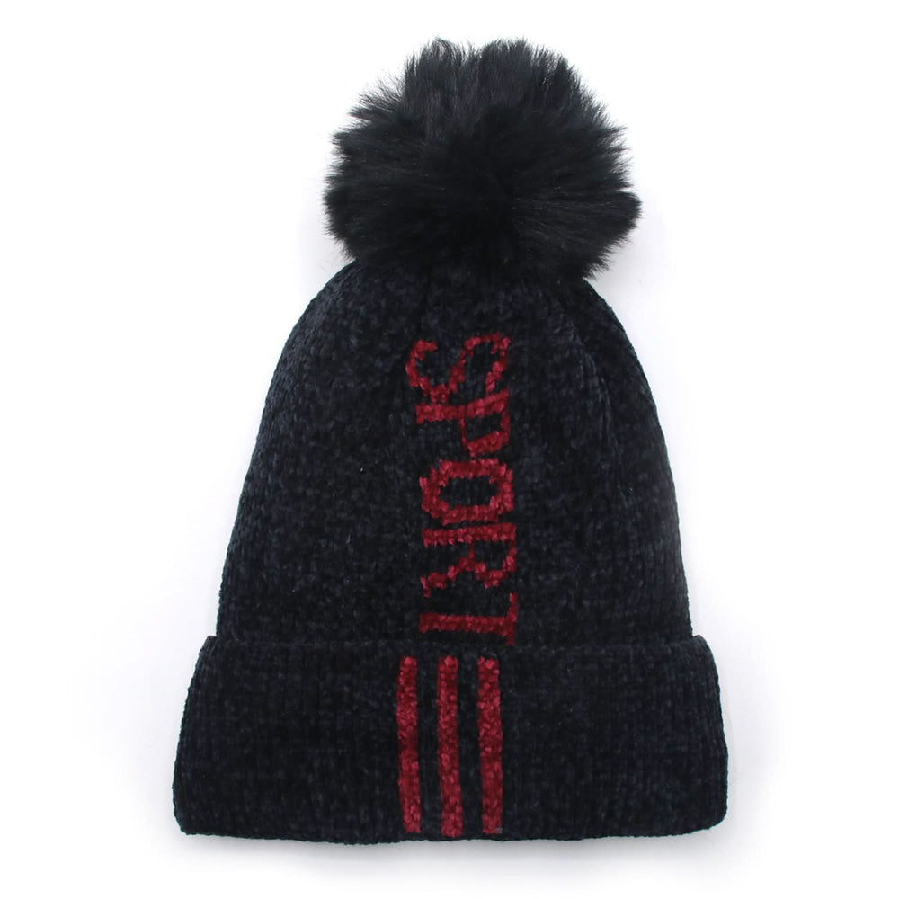 Women's Woolen Cap - Black, Women's Cap & Other Accessories, Chase Value, Chase Value