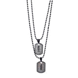 Men's Chain Locket Dubbel - Black, Men's Jewellery, Chase Value, Chase Value