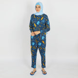 Women Full Sleeves 2pcs Suit - Blue, Women Co-Ord Set, Chase Value, Chase Value