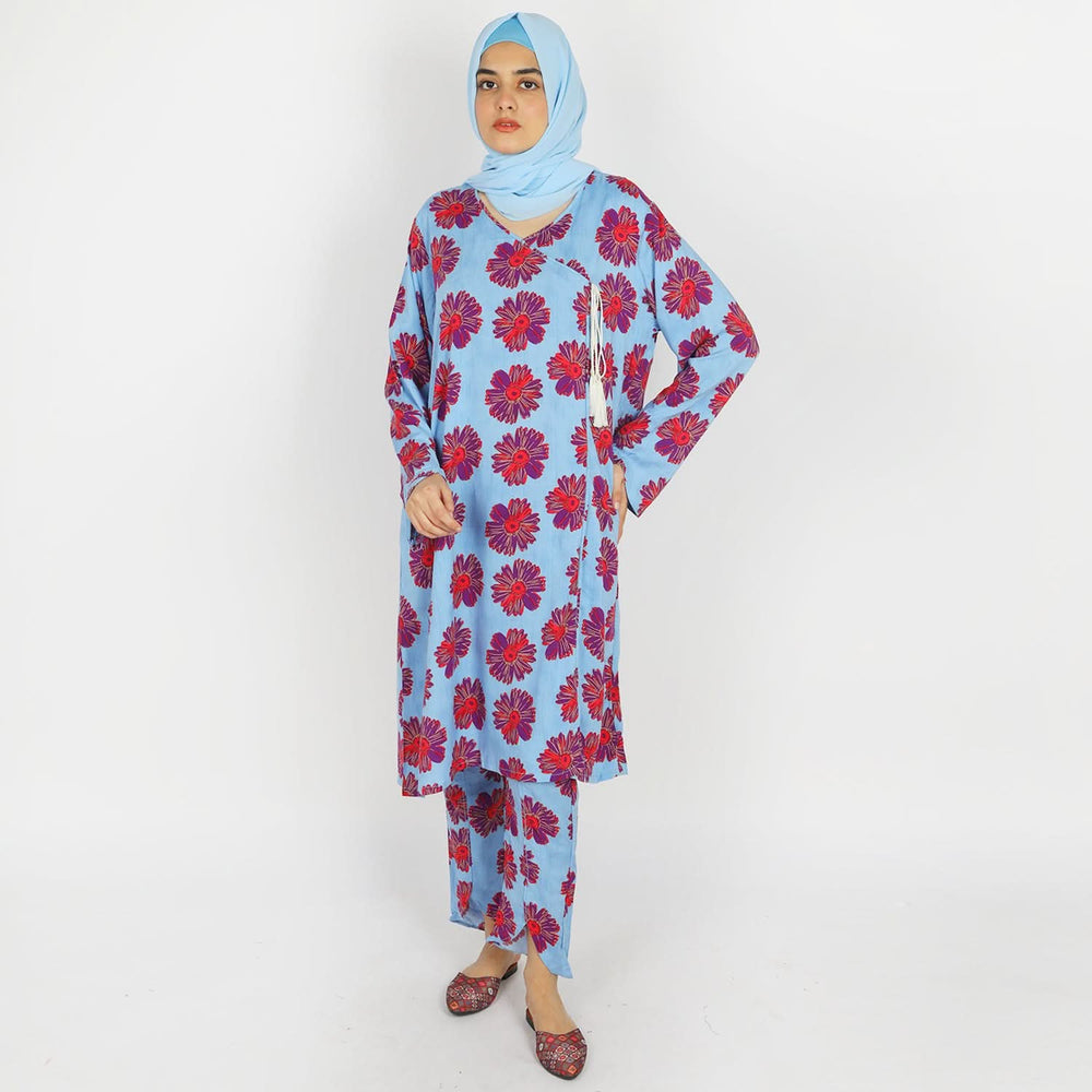Women's Shalwar Suit - Blue, Women Shalwar Suits, Chase Value, Chase Value